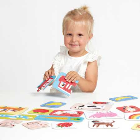 Puzzle "pairs First words" 15m+ / 36 Teile