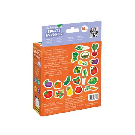 Puzzle "My First Fruits & Veggies" 18m+ / 38 Teile