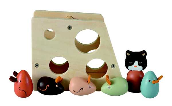 Stapelkäse aus Holz