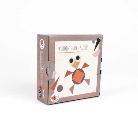 Holzformen-Puzzle