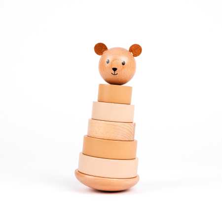 Holz-Pyramide Bär Marcel