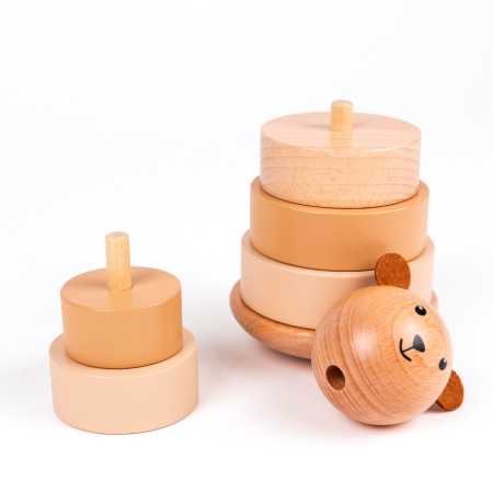 Holz-Pyramide Bär Marcel