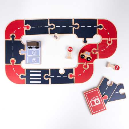Strassenpuzzle-Set