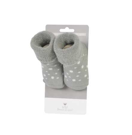 Socken grau aus Bio-Baumwolle, 0 - 3 Monate