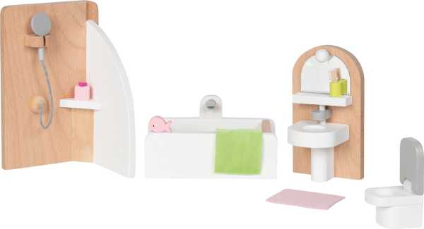Badezimmerausstattung für das Puppenhaus