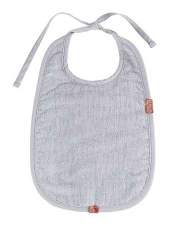 Organic Lätzchen grau 29 cm