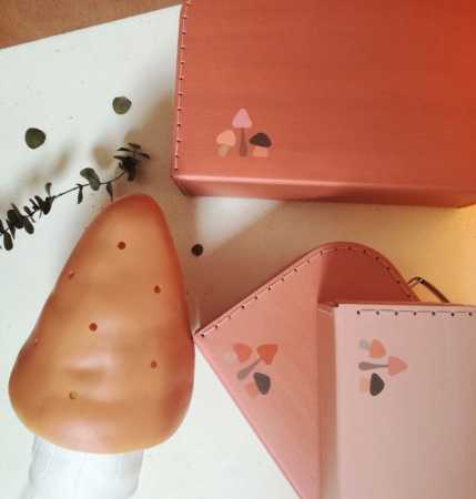 Kofferset 3-teilig Pilze