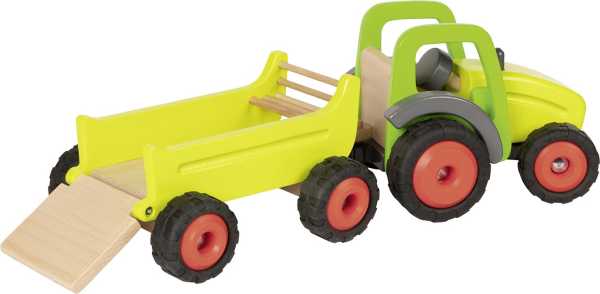 Traktor mit Anhänger 44,6 cm