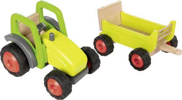 Traktor mit Anhänger 44,6 cm