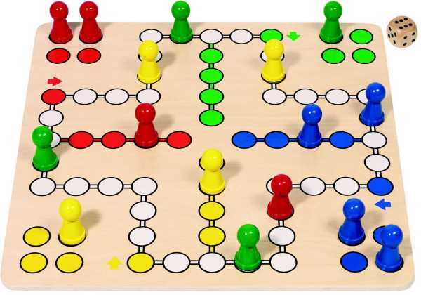 Brettspiel Ludo XL