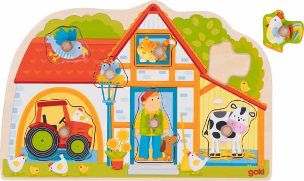 Steckpuzzle Unser Bauernhaus 7 Teile