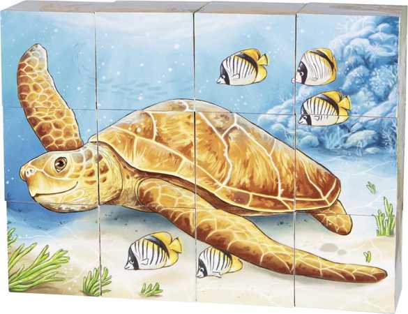 Würfelpuzzle Australische Tiere