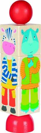 Drehpuzzle Tiere, 6er Set