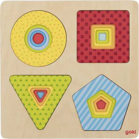 Schichtenpuzzle Formen