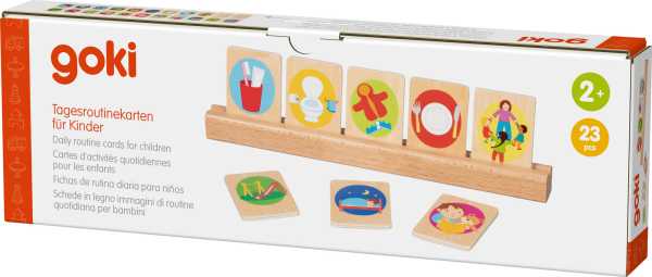 Tagesroutinekarten für Kinder, inkl. Kartenhalter
