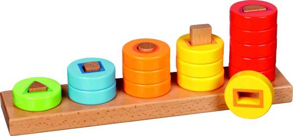 Sortierspiel Lerne Zählen mit Ringen