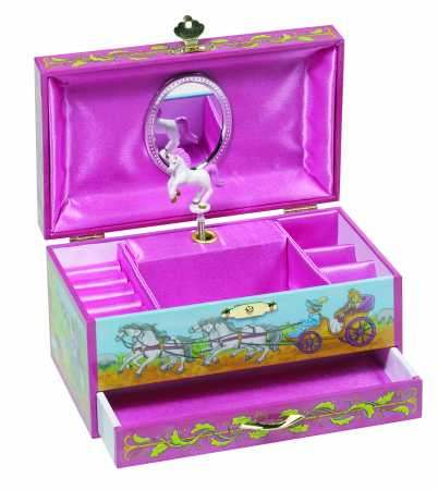Musikspieldose Einhorn mit Schublade