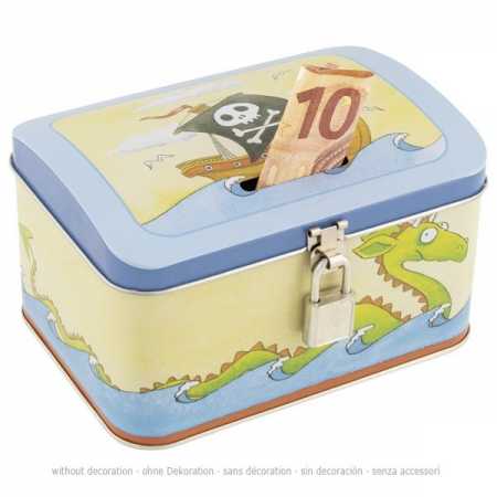 Spardose Pirat und Prinzessin, 2er Set