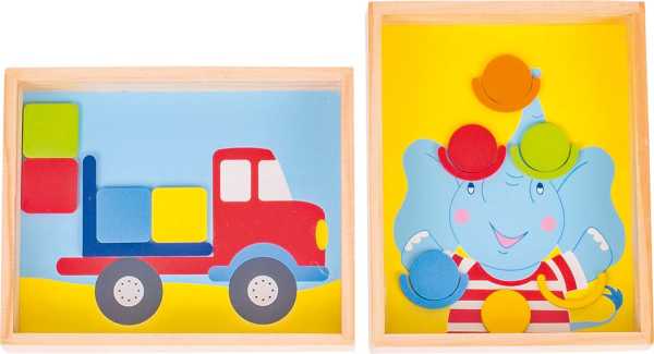 Geduldspiele Elefant und Lastwagen