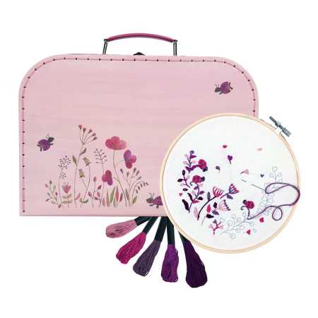 Stickerei Set Marienkäfer im Köfferchen