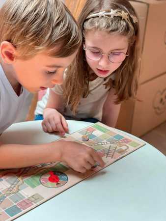 Magnetspiel 'Schlangen & Leitern'