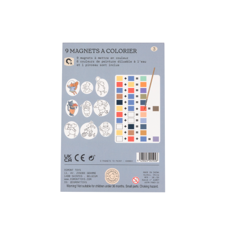 Magnete zum Bemalen 'Freunde'