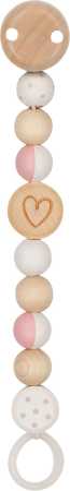 Schnullerkette Herz