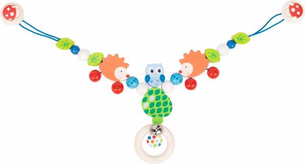 Kinderwagenkette Igel und Eule
