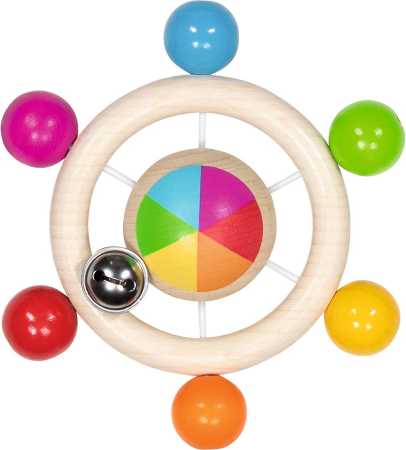 Greifling Perlenkreisel Regenbogen