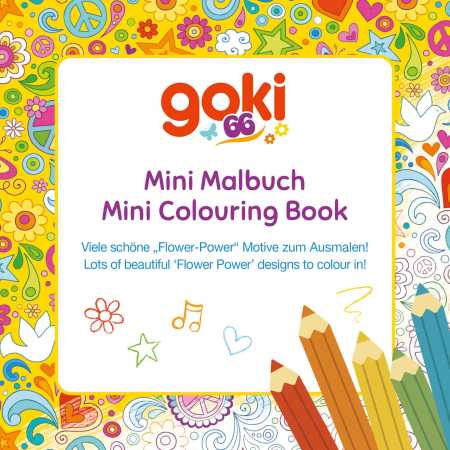 Malbuch goki66 zum Ausmalen, 25er Set