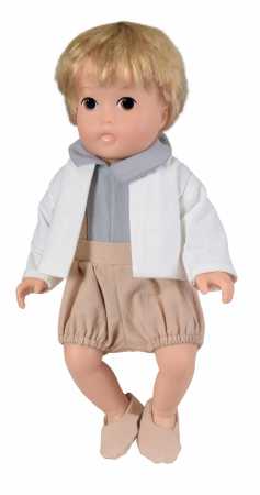 Puppe Ezra aus Vinyl 32 cm