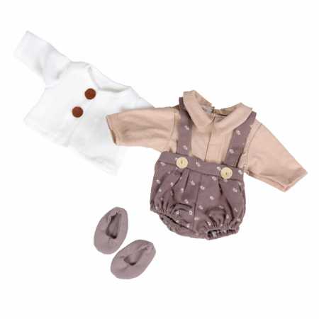 Puppenkleider braun Bloomer