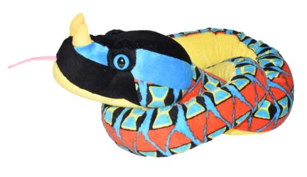 Plüsch Nashornviper 137 cm Snakesss