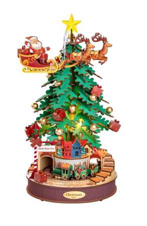 Holzbausatz Spieluhr 'Weihnachtsbaum'