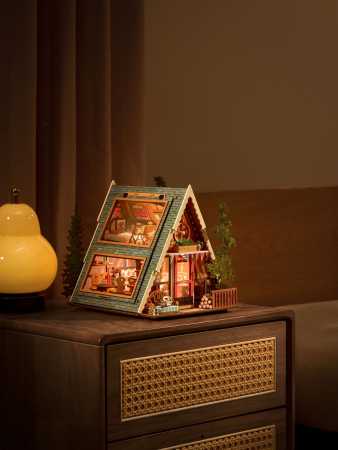 Modellbausatz 'A-Frame Cabin'