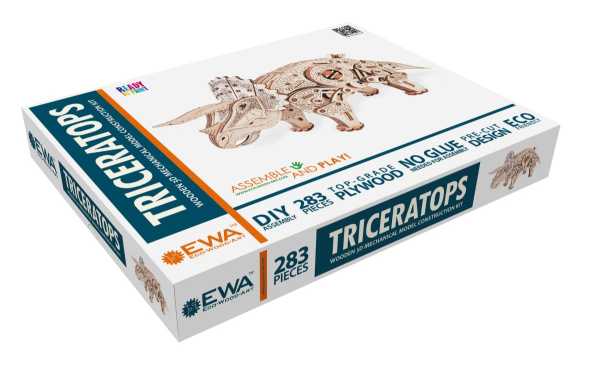 Triceratops mit mechanischem Antrieb