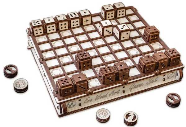 Spiele Set Schach, Dame, Battle