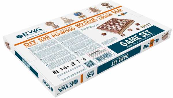 Spiele Set Schach, Dame, Battle