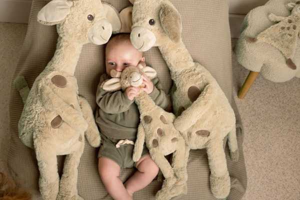 Giraffe Gus Schmusetuch 26 cm