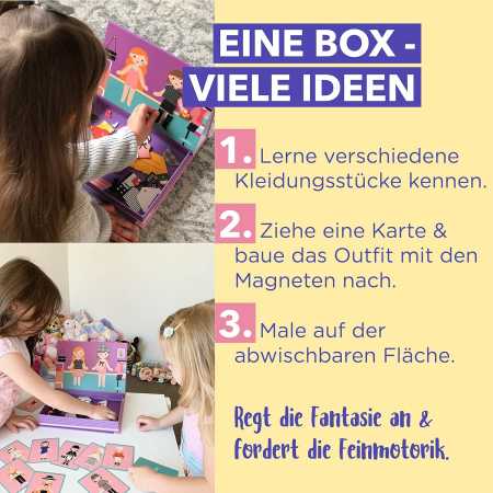 Kreative Magnet-Spiel-Box - Verkleiden