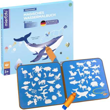 Magisches Wassermalbuch - Meereswelt