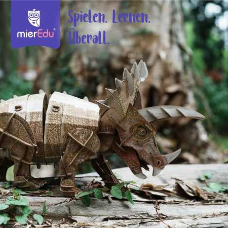 Eco 3D Puzzle - Triceratops (beweglich), 191 Teile