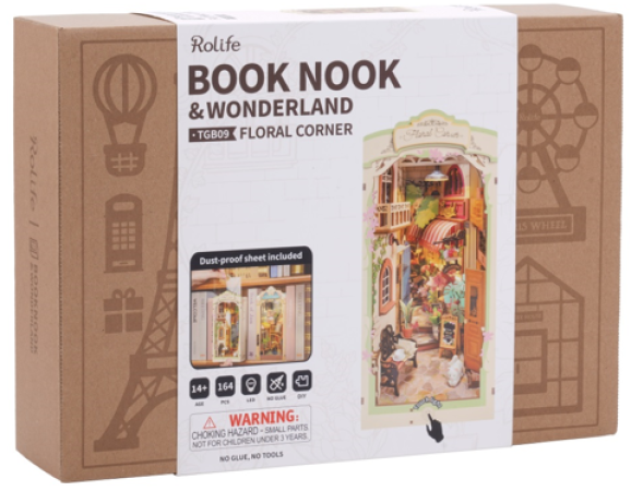 Holzbausatz 'Floral Corner'