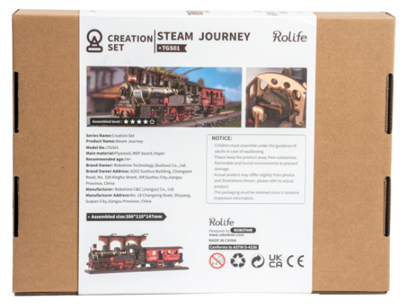 Modellbausatz 'Steam Journey'