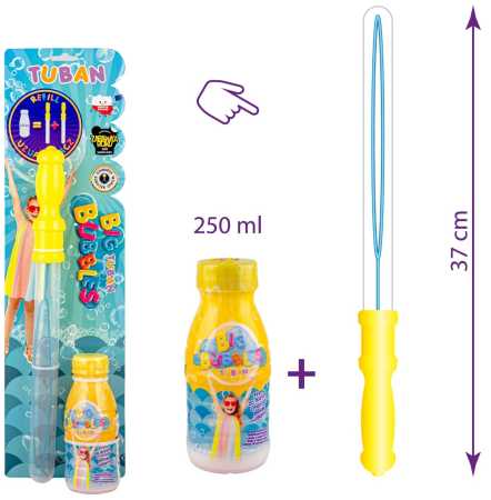 Seifenblasenset Schwert und 250 ml Flüssigkeit