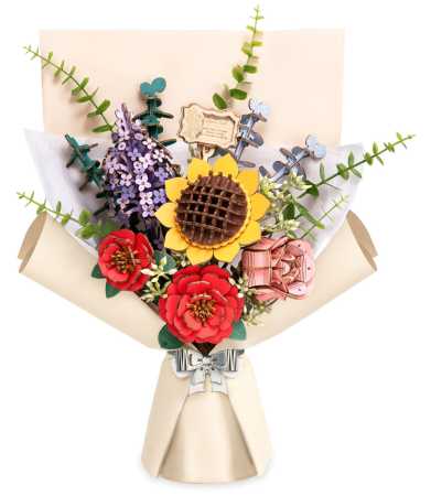 Holzbausatz 'BLUMENSTRAUSS'