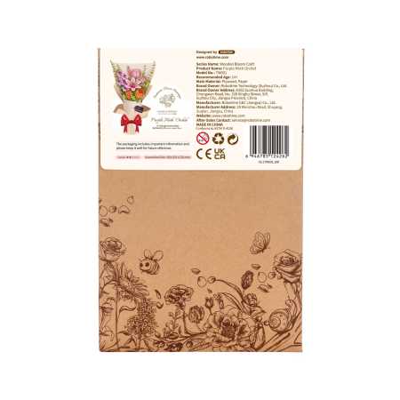 Holzbausatz Orchidee