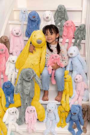 Plüsch Hase Richie grau Big 58 cm