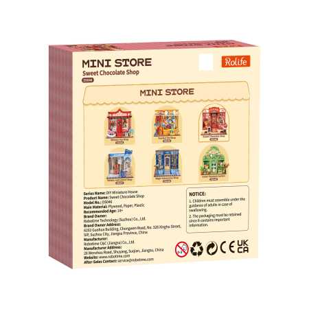 Mini-Modellbausatz 'Sweet Chocolate Shop'