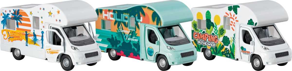 Wohnmobil, 3-fach sortiert, 6er Set